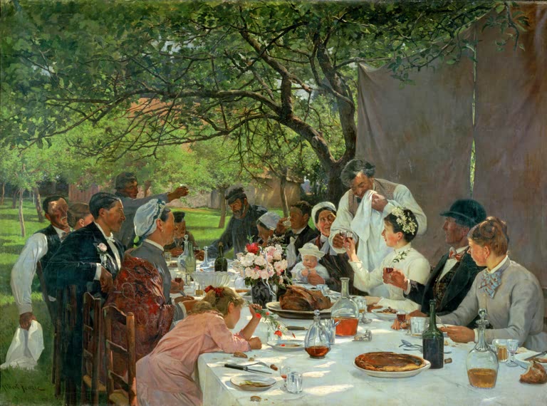 Repas de noces à Yport, 1886