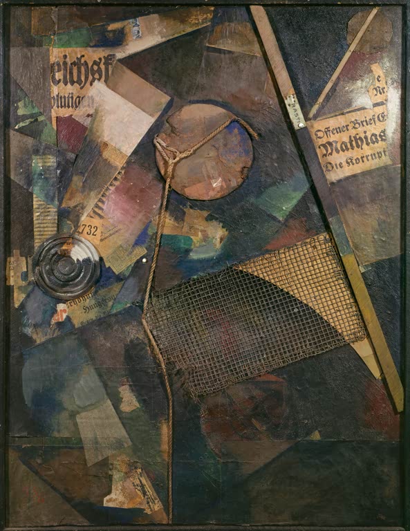 Kurt Schwitters, Tableau Merz 25 A. Das Sternenbild / Assemblage 1920