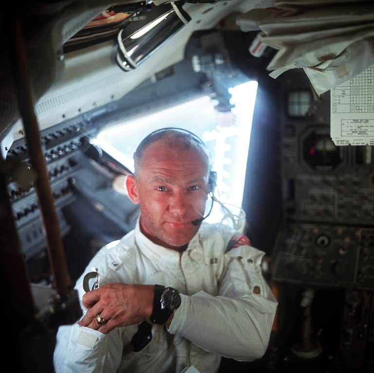 L'astronaute américain Edwin 