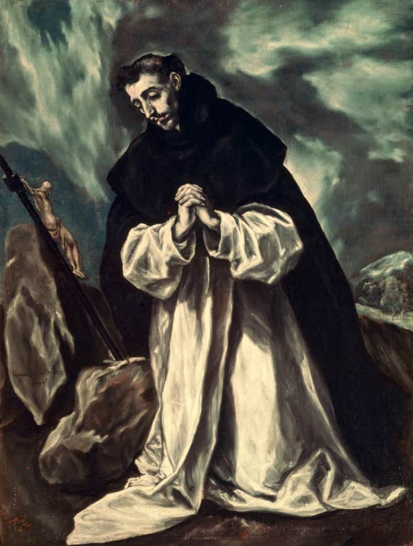 Saint Dominique en prière, 1598