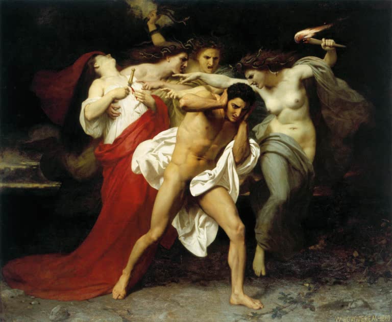 Oreste / Peinture de Bouguereau