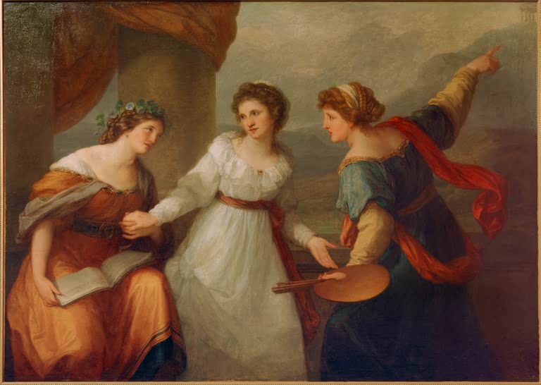 A. Kauffmann / Autoportrait au confluent de la Musique et de la
