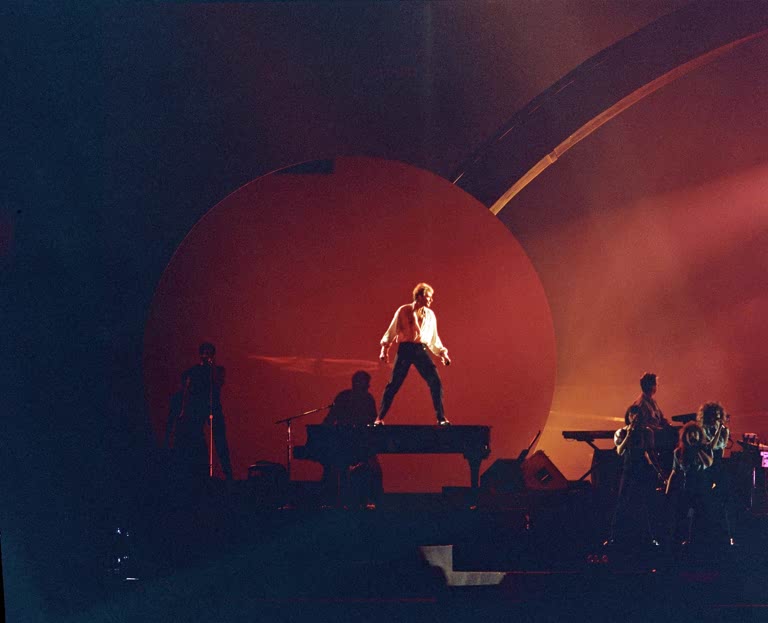 Johnny Hallyday / Palais omnisports de Bercy / Paris / 1987