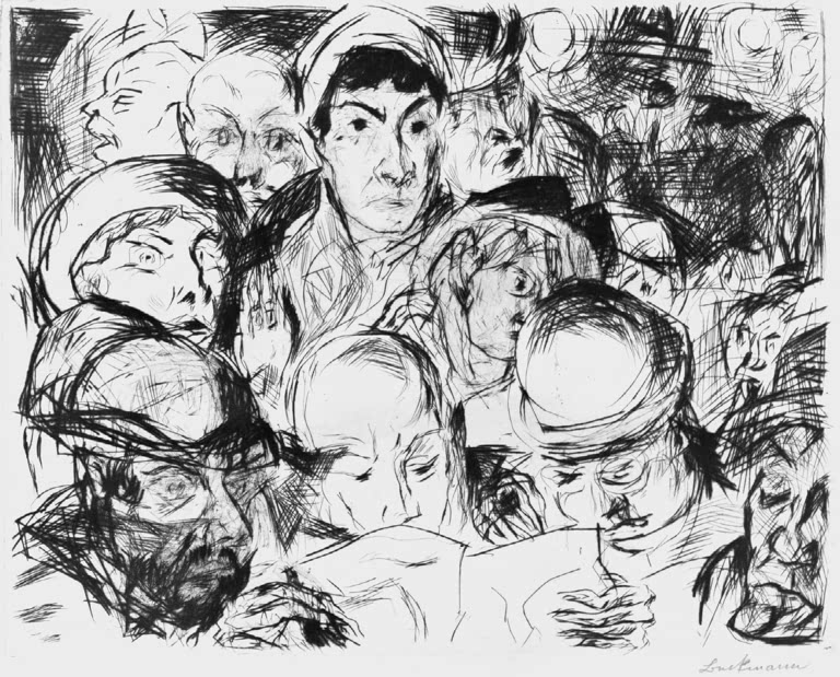 Max Beckmann, La Déclaration de guerre