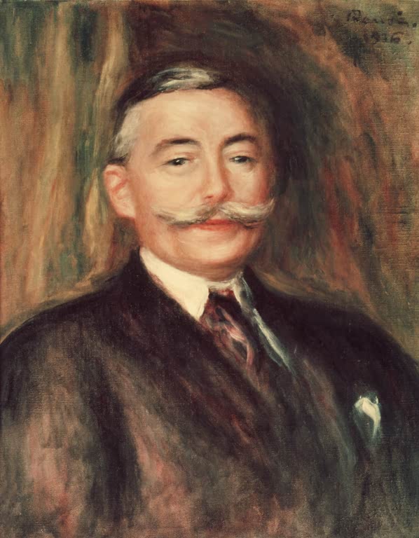 Portrait of Maurice Gangnat / A. Renoir / Painting, 1916
