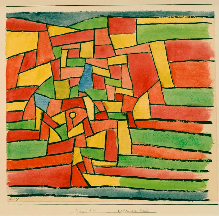 Jardin au bord du ruisseau, 1927
