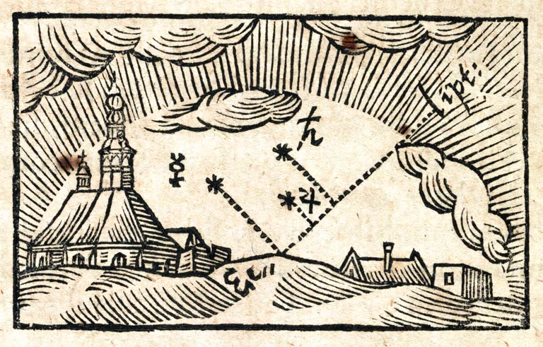 Kepler's planetary conjunction, 1603