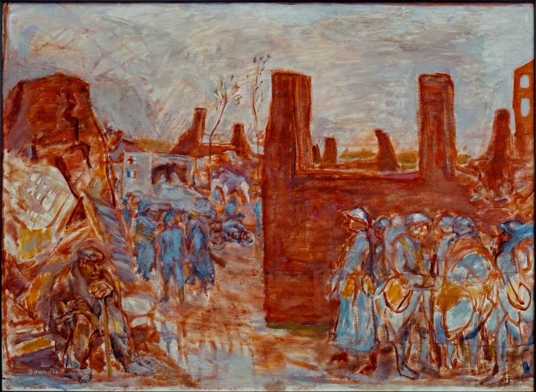 Village détruit à Ham 1917 / Bonnard