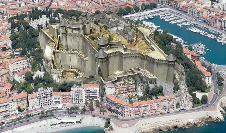Le Château de Nice, vers 1692 / Reconstitution 3D