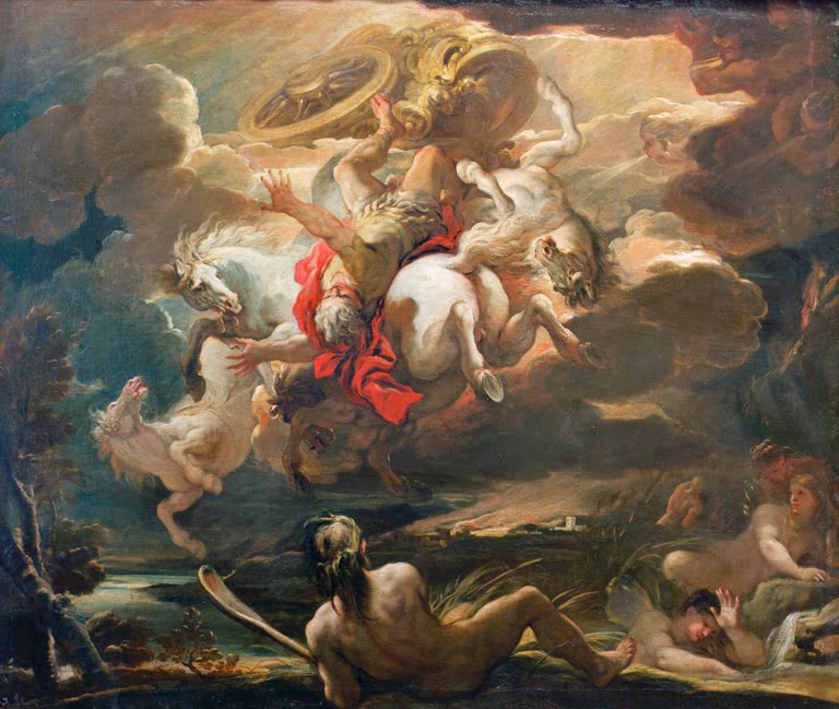 L. Giordano / La chute de Phaéton.