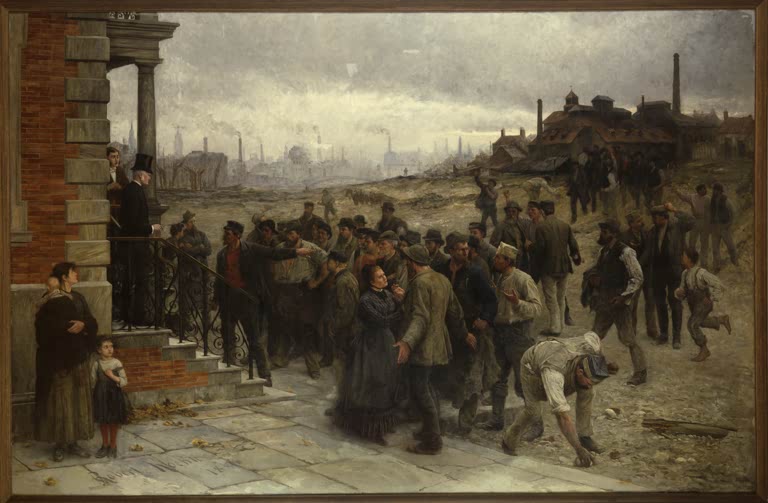 Robert Koehler, La grève / 1886