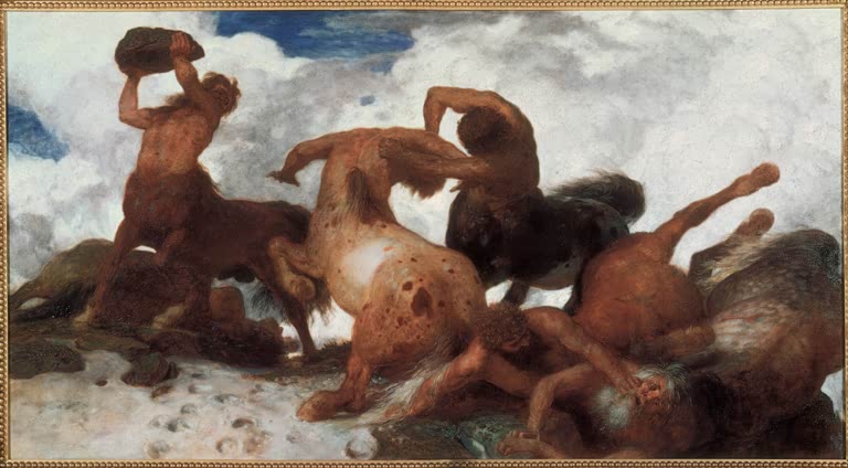 A. Böcklin, Le Combat des Centaures