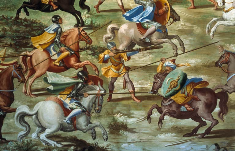 Bataille de Higueruela / Peinture murale