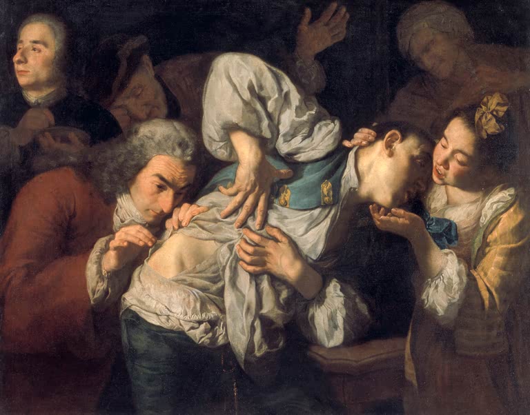 G. Traversi / Il ferito / Le blessé 1752