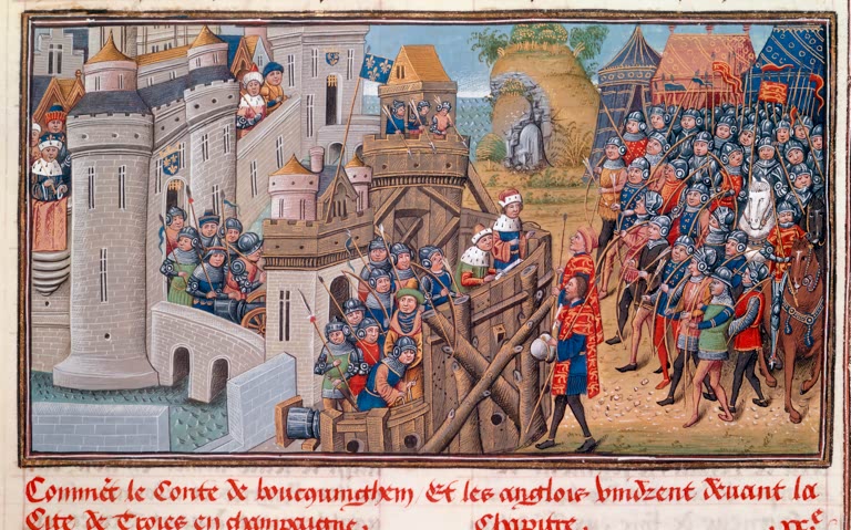 Heralds Summoning Troyes / Illumination