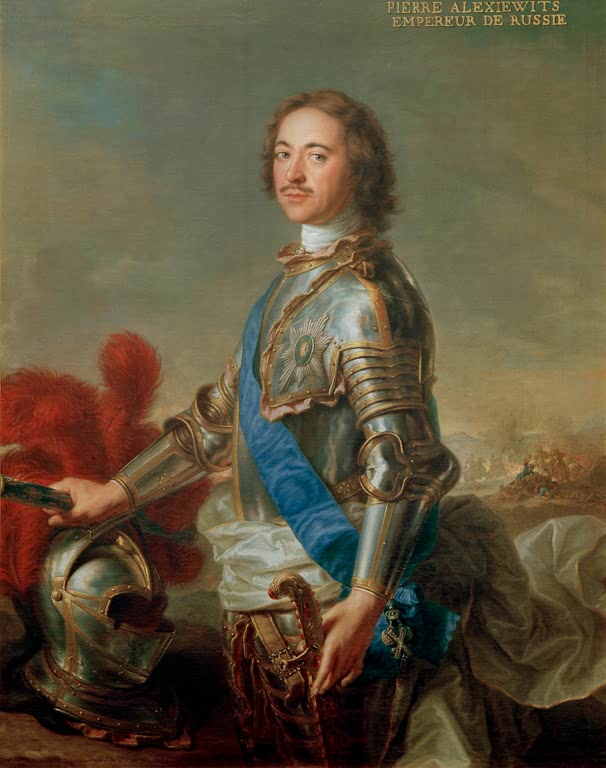Portrait du tsar Pierre le Grand, 1717
