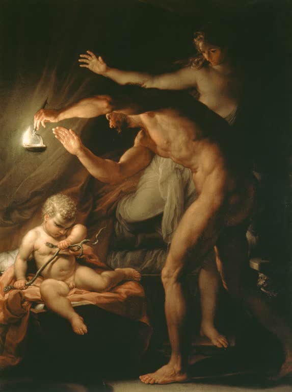 P. Batoni, Hercule étouffant les serpents
